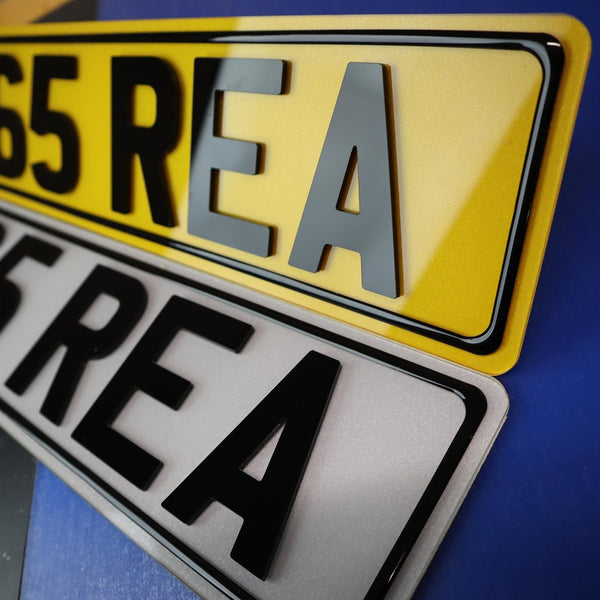 Meena Lite Exclusive 3D Gel Number Plate Borders